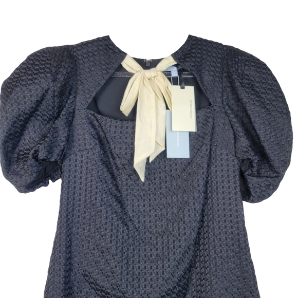 Antonio Melani x Courtney Grow Savile Short Puff Sleeve Bow Tie Sheath Dress - Picture 5 of 10